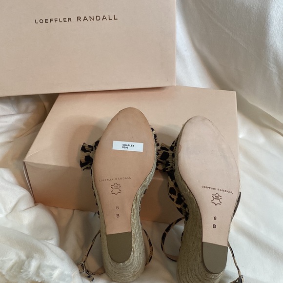 NWT Loeffler Randall Cheetah Espadrille - Picture 4 of 6